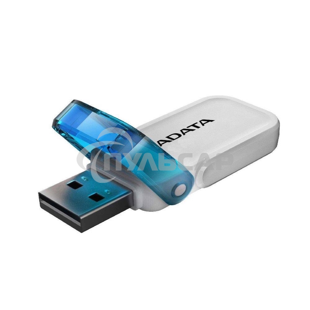 Флешка USB ADATA UV240 (AUV240-32G-RWH), 32 Gb, USB 2.0, R/W 15/5, белый/синий