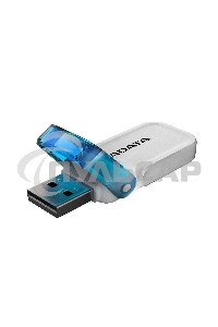 Флешка USB ADATA UV240 (AUV240-32G-RWH), 32 Gb, USB 2.0, R/W 15/5, белый/синий
