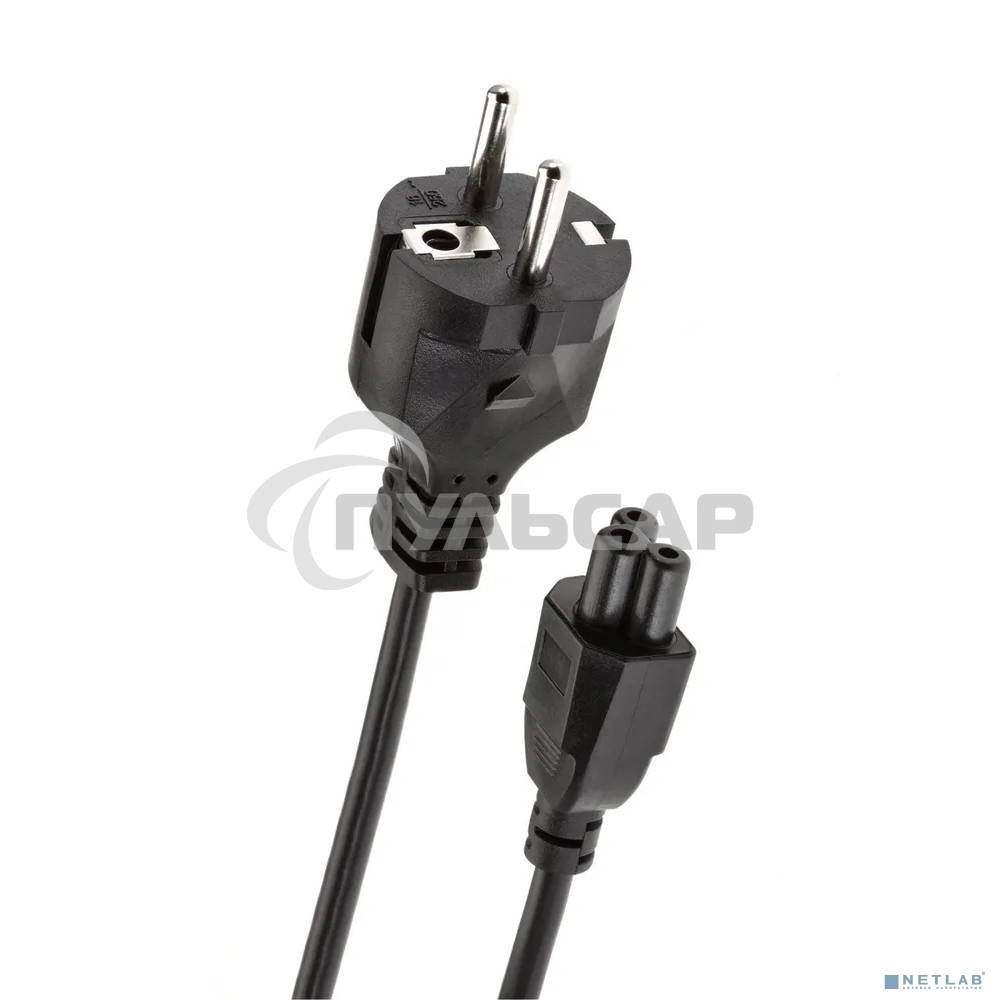 Кабель питания для ноутбуков Telecom 1.8m, 3-pin, с заземлением, 220V (Европейский стандарт)