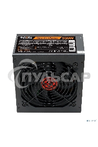 Блок питания Ginzzu SB500, 500Вт, 120мм, черный