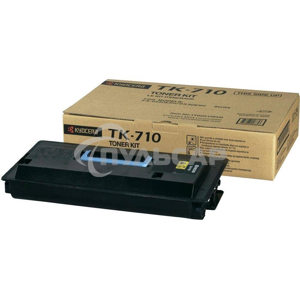 Картридж лазерный Kyocera TK-710 (1T02G10EU0) черный для FS-9130DN/9530DN 40000 стр.