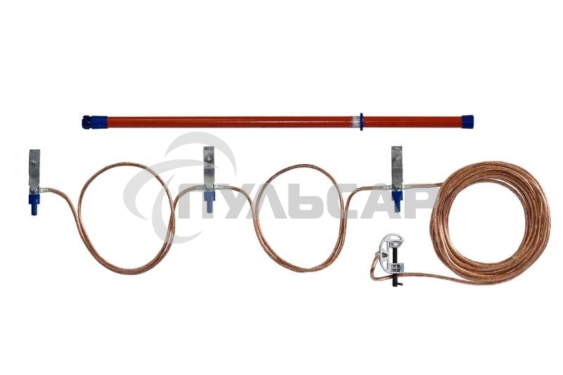 Заземление переносное ЗПЛ-10 Д для ВЛ до 10кВ 25кв.мм Диэлектрик Д157664