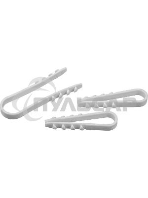 Дюбель-хомут Navigator NCU-19-25-65-50/WH для круглого кабеля белый (уп.50шт)