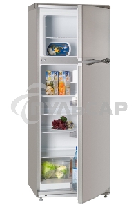 Холодильник Atlant МХМ-2835-08 серебристый двухкамерный 202/70л морозилка сверху