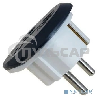 Адаптер-переходник PREMIER 11626/20 (1 розетка) темно-серый