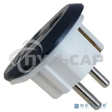 Адаптер-переходник PREMIER 11626/20 (1 розетка) темно-серый