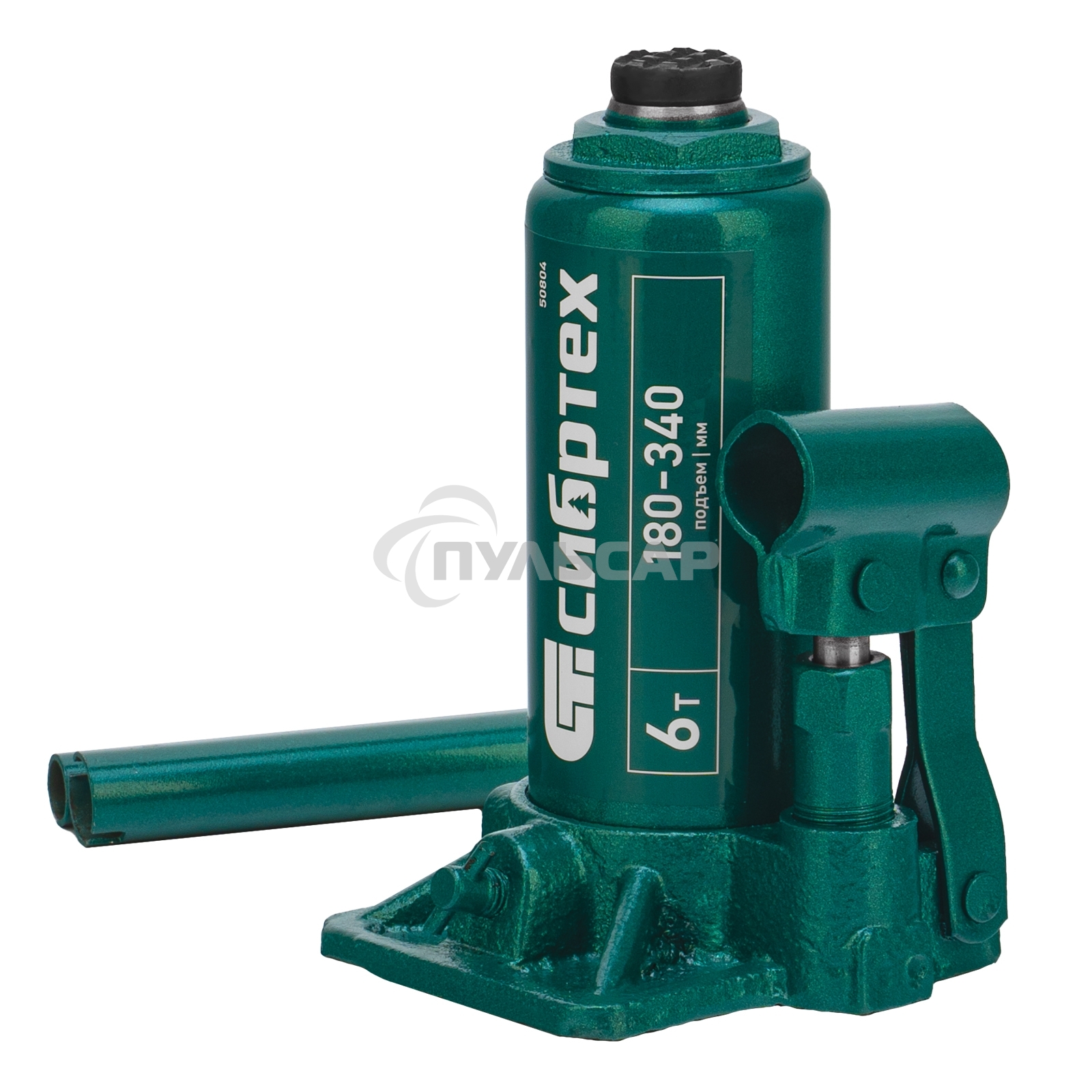 Домкрат гидравлический Сибртех бутылочный, 6т, 180-340мм