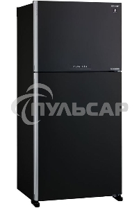 Холодильник Sharp SJ-XG60PMBK черный двухкамерный 422/178 л морозилка сверху, No Frost