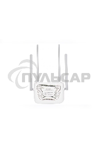 Беспроводный маршрутизатор Mercusys MW325R, 300Мбит/с,4 порта 100 Мбит/с, 4 фиксированных антенны