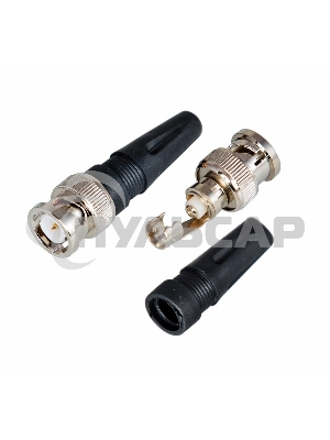 Разъем штекер BNC под винт с колпачком Rexant