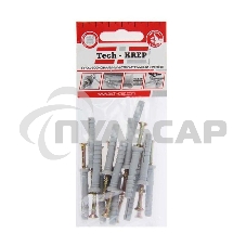 Дюбель-гвоздь 6х40 с потайной манжетой полипропилен (уп.16шт) пакет Tech-Krep 102943 Дюбель-гвоздь 6х40 с потайной манжетой полипропилен (уп.16шт) пакет Tech-Krep 102943