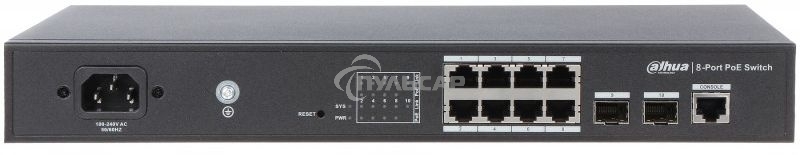 Коммутатор DH-PFS4210-8GT-150 8-портовый управляемый POE