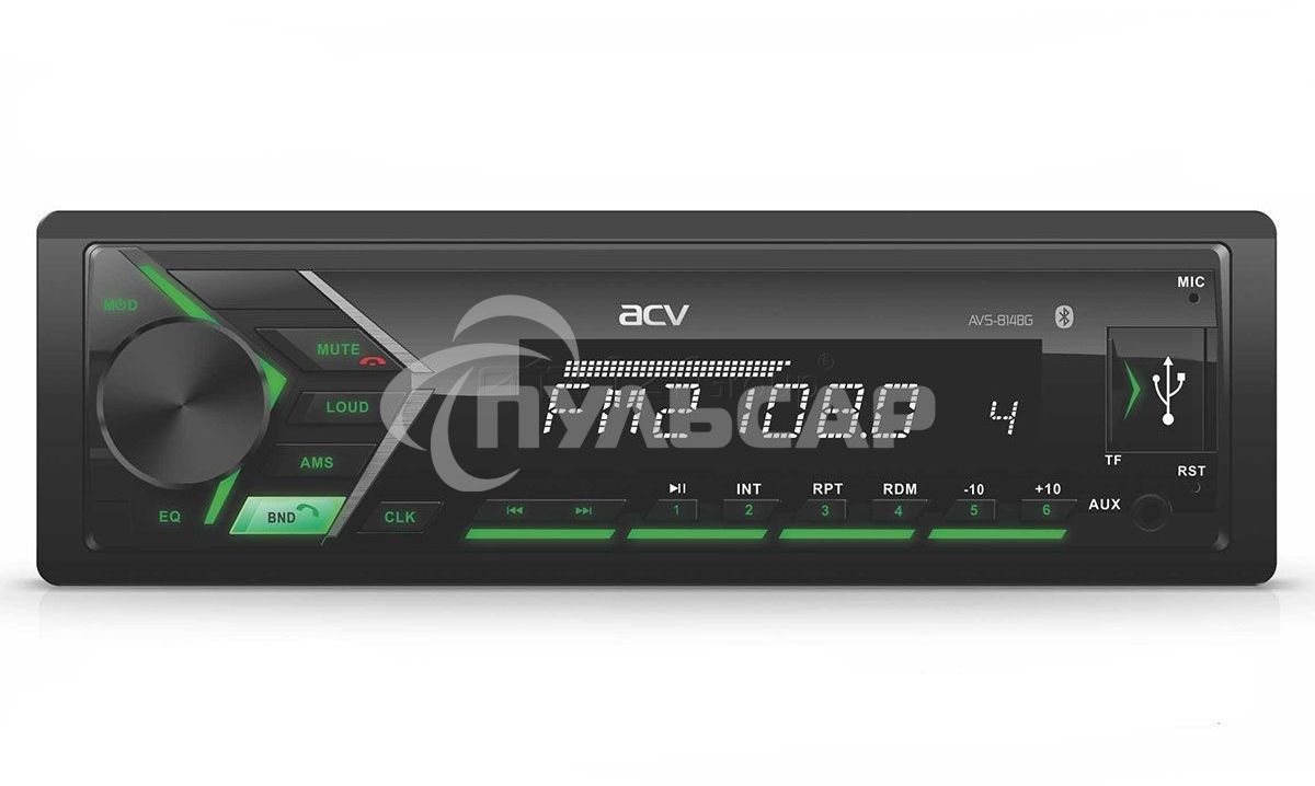 Автомагнитола ACV VS-814BB 1DIN 4x50Вт