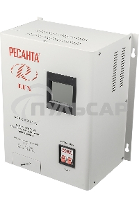 Стабилизатор напряжения Ресанта АСН-8 000 Н/1-Ц 63/6/17 Стабилизатор Lux 220В±8%, Габ. 305х190х360, Вес 15кг
