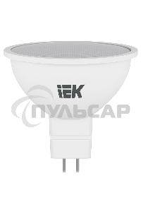 Лампа cветодиодная Iek LLE-MR16-5-230-40-GU5 ECO MR16 софит 5Вт 230В 4000К GU5.3 IEK