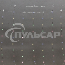 Гирлянда Neon-night Светодиодный дождь из росы 3х2м, мультиколор, USB + пульт управления, с крючками для крепления