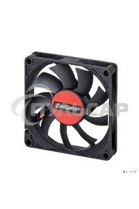 Вентилятор для корпуса ExeGate EX08015S3P черный, 80 мм, 2000 об/мин, 20.5 дБ, 3 pin