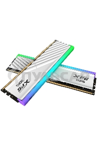 Оперативная память XPG Lancer Blade, DDR5, 32Gb (2x16Gb), 6000MHz, CL30, DIMM, с радиаторами, RGB, белый