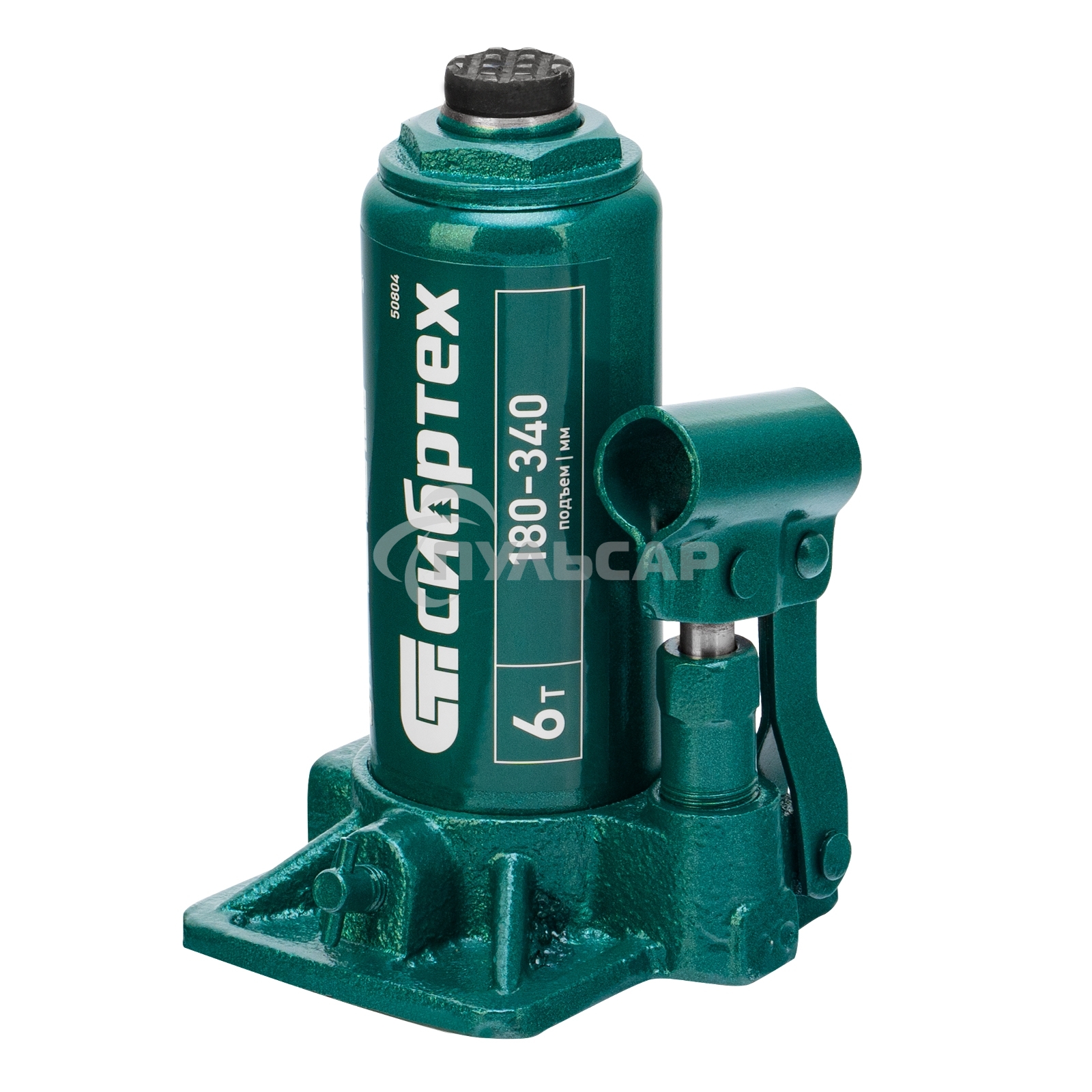 Домкрат гидравлический Сибртех бутылочный, 6т, 180-340мм