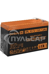 Батарея ExeGate EX285658RUS HRL 12-7.2 (12V 7.2Ah, 1227W, клеммы F2)