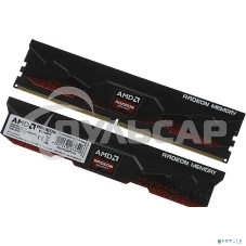 Оперативная память AMD Radeon R5, DDR5, 16Gb (1x16Gb), 4800MHz, CL40, DIMM, с радиатором, черный