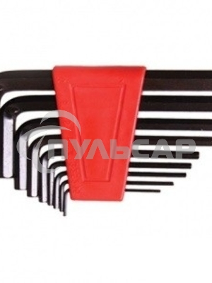 Набор ключей Matrix имбусовых hex 2.0–12мм crv 9 шт, оксидированные