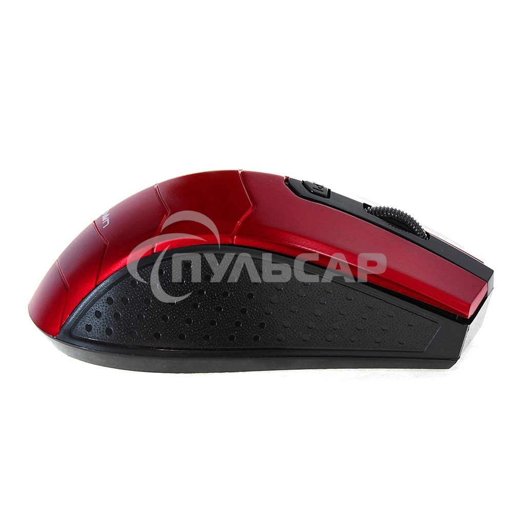 Мышь беспроводная Crown CMM-934W красный/черный, 1200 dpi, радиоканал, USB, кнопки - 4