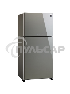 Холодильник Sharp SJ-XG60PGSL серебристый двухкамерный 422/178 л морозилка сверху, No Frost