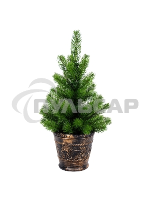 Елочка Neon-night 45 см в пластиковом горшке, Литая