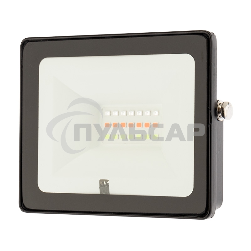 Прожектор цветного свечения мультиколор (RGB) 10 ватт с пультом дистанционного управления