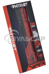 Оперативная память Patriot Viper Elite II, DDR4, 16Gb (1x16 Gb), 3200 MHz, CL18, DIMM, радиатор, красный, черный