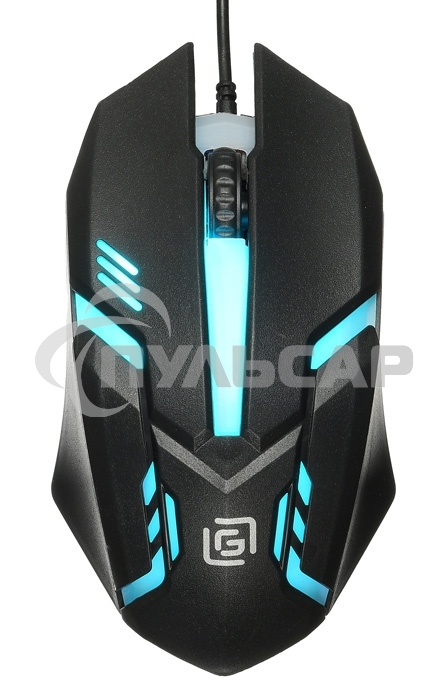 Мышь проводная Oklick 396M INSOMNIA черный, 1000 dpi, USB, кнопки - 3