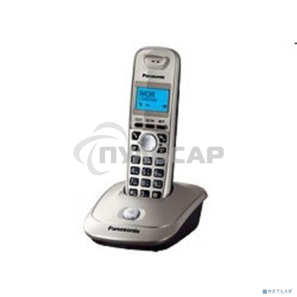 Телефон Panasonic KX-TG2511RUN (платиновый) АОН, Caller ID,спикерфон на трубке,переход в Эко режим одним нажатием