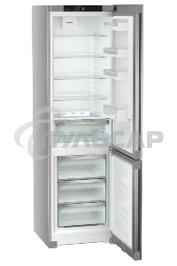 Холодильник Liebherr CNsfd 5703-22 001 Pure серебристый SteelFinish двухкамерный 266/94л морозилка снизу