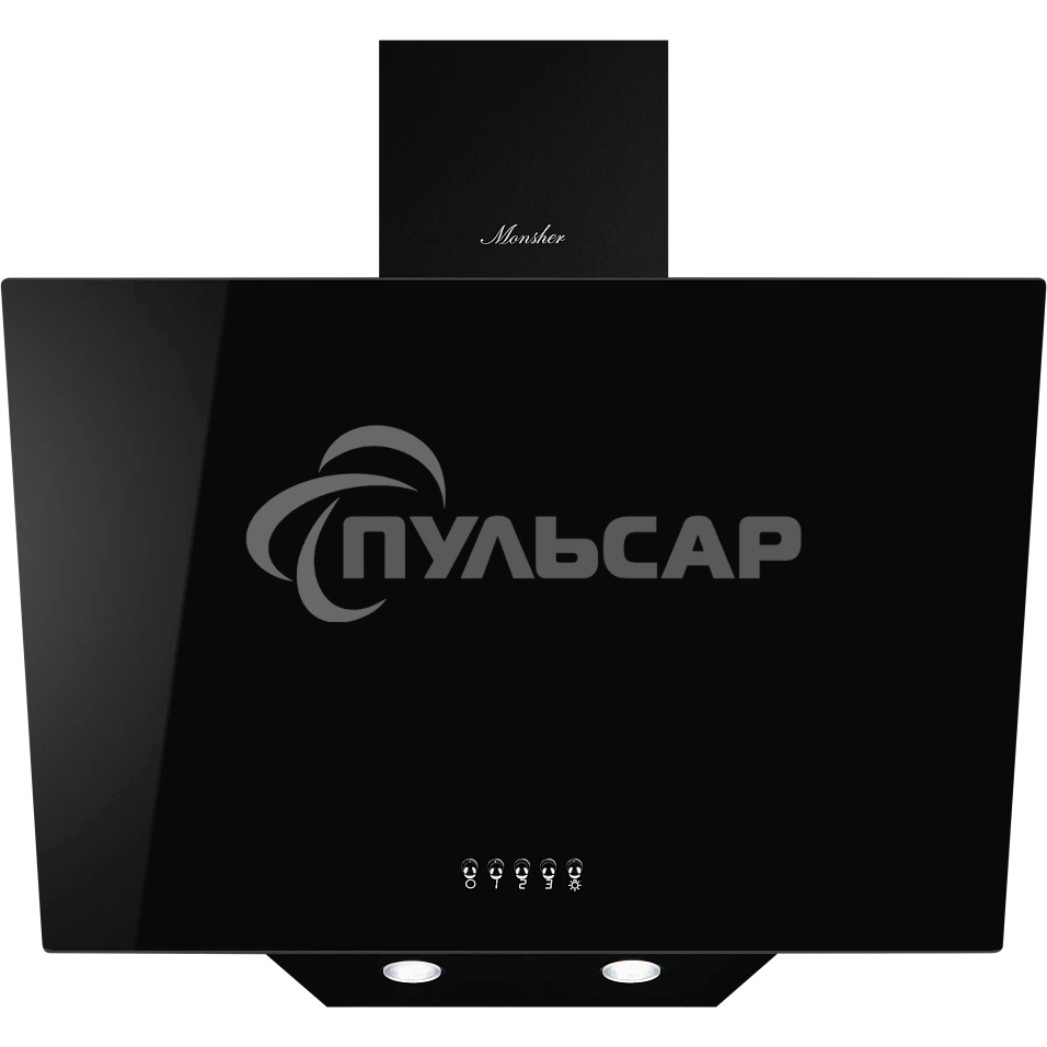 Вытяжка наклонная Monsher Astra 50 Noir черный, 50 см, 1100 куб. м/ч, 53 дБ