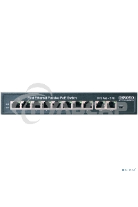 Коммутатор Passive PoE OSNOVO SW-21000/A(120W), 8*10/100 Base-T+ 2*10/100 Base-T Uplink, до 30W на порт