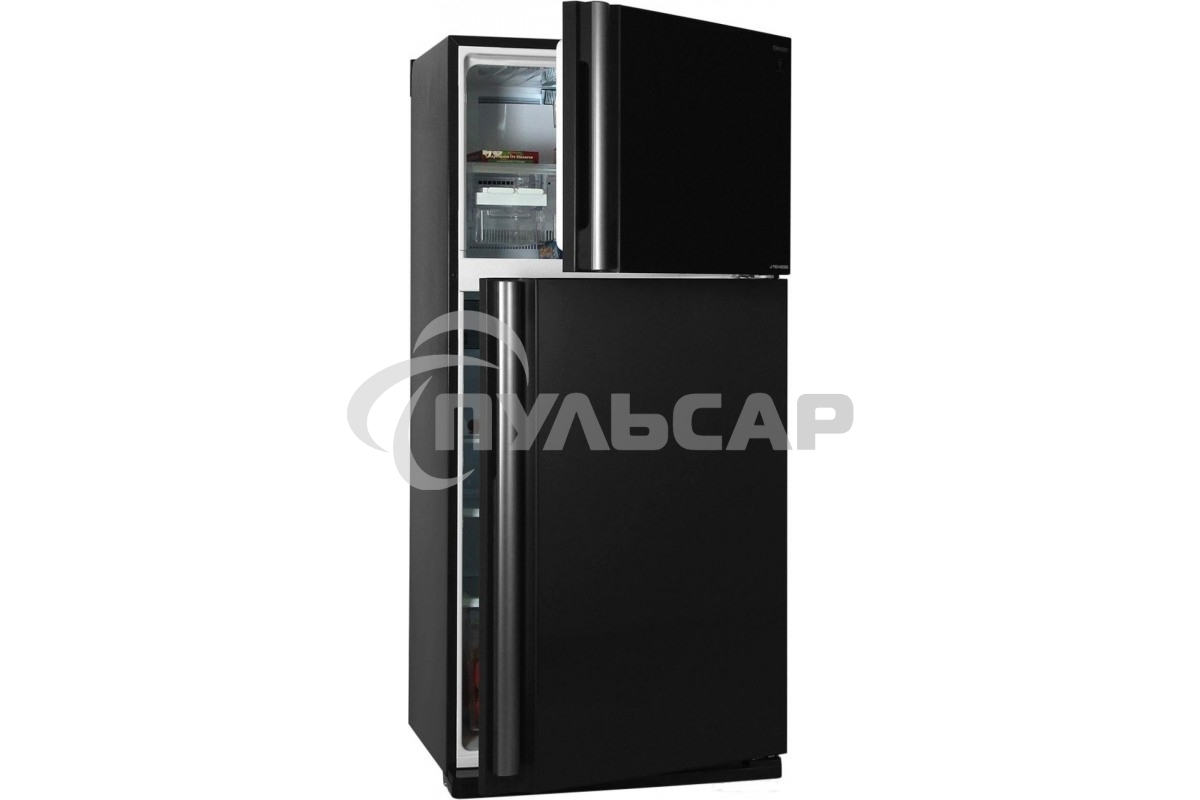 Холодильник Sharp SJ-XG55PMBK черный двухкамерный 394/162 л морозилка сверху