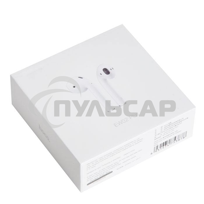 Наушники HOCO EW02 Plus беспроводные оригинальной серии с док станцией TWS BT 5.1 белый