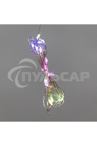 Гирлянда Neon-night Светодиодный дождь из росы 3х2м, мультиколор, USB + пульт управления, с крючками для крепления