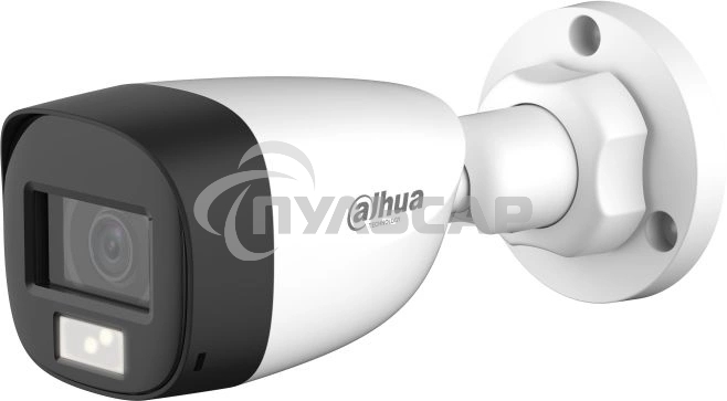 Камера видеонаблюдения аналоговая Dahua DH-HAC-HFW1200CLP-IL-A-0360B-S6 3.6-3.6мм HD-CVI HD-TVI цв. корп.:белый (DH-HAC-HFW1200CLP-IL-A-0360B)