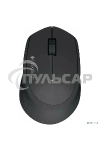 Мышь беспроводная Logitech M280 серый, 1000 dpi, радиоканал, USB, кнопки - 3