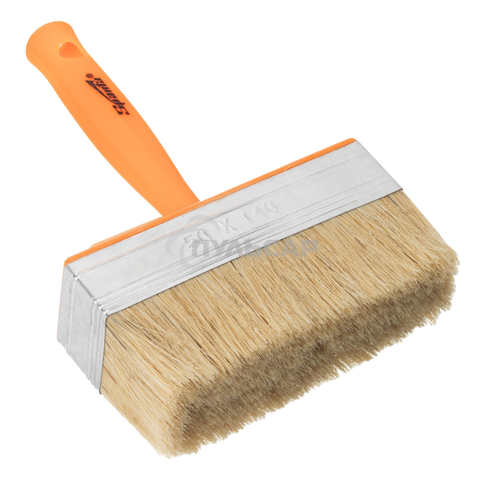 Кисть-ракля, 50х140 мм, натуральная щетина, пластмассовый корпус, пластмассовая ручка Sparta