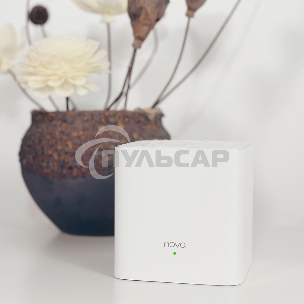 Двухдиапазонная Wi-Fi Mesh система Tenda nova MW3 (3 роутера) АС1200, 2 порта fast ethernet RJ45