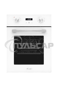 Электрический духовой шкаф Monsher MOE 4592 Blanc ширина 45 см, High-Tech, 50 л, гидролизная очистка, 9 режимов, белый