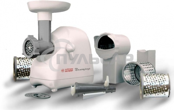 Мясорубка электрическая Белвар КЭМ-П2У 302-11, 1500 Вт, насадка для теста, колбас, шинковка, соковыжималка, реверс