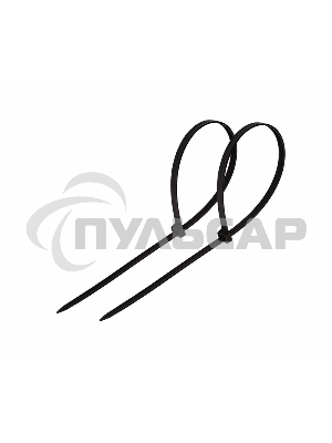 Хомут-стяжка кабельная нейлоновая Rexant 150 x3,6 мм, черная, упаковка 100 шт.