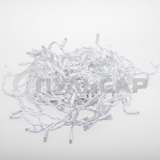 Гирлянда Neon-night Айсикл (бахрома) светодиодный, 2,4х0,6м, эффект мерцания, белый провод, 230 В, диоды БЕЛЫЕ, 88 LED