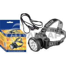 Фонарь налобный аккумуляторный LED 5363 (220В 9LED 2 режима; черный) Ultraflash 11257 Фонарь налобный аккумуляторный LED 5363 (220В 9LED 2 режима; черный) Ultraflash 11257
