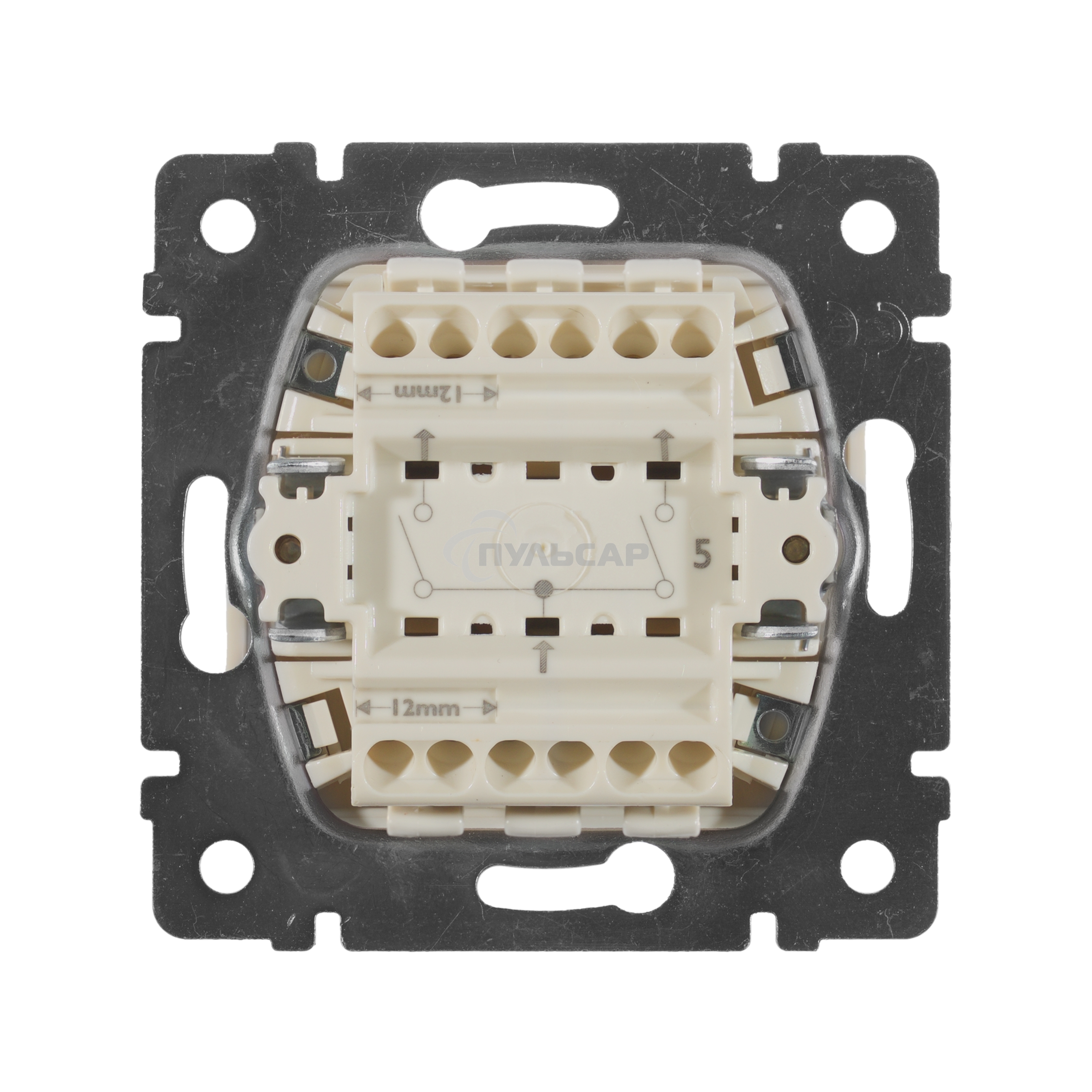 Выключатель Legrand 774305 Valena двухклавишный 10 AX(слоновая кость)