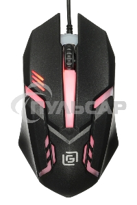 Мышь проводная Oklick 396M INSOMNIA черный, 1000 dpi, USB, кнопки - 3